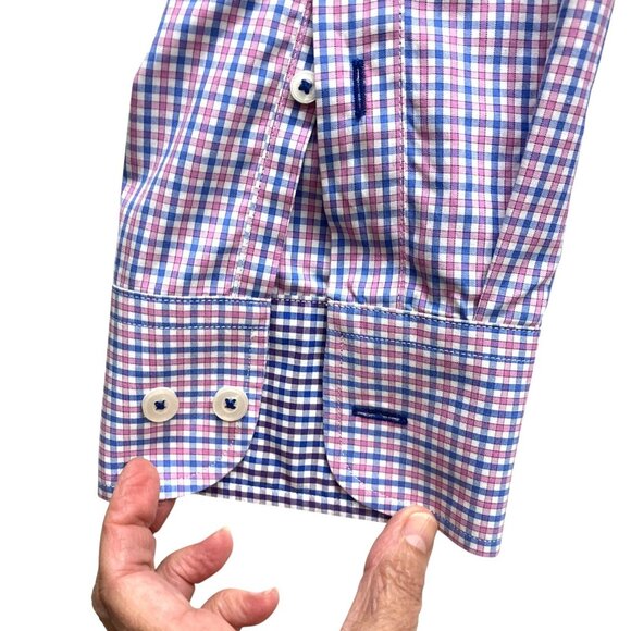 UNTUCKit Monroeville Men's XXL Plaid Shirt‎ Cotton Wrinkle Free Button-Down - Picture 4 of 12
